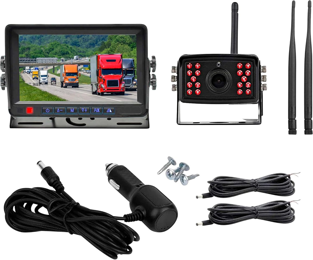 FalconEye Electronics 2nd Generation 200-300Ft Wireless Range Backup Camera for Trucks, Fleets. HD