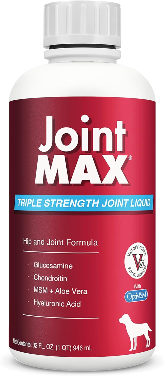 Liquid for Dogs - Vitamins, Minerals, Antioxidants - Glucosamine, Chondroitin - Beef Flavor