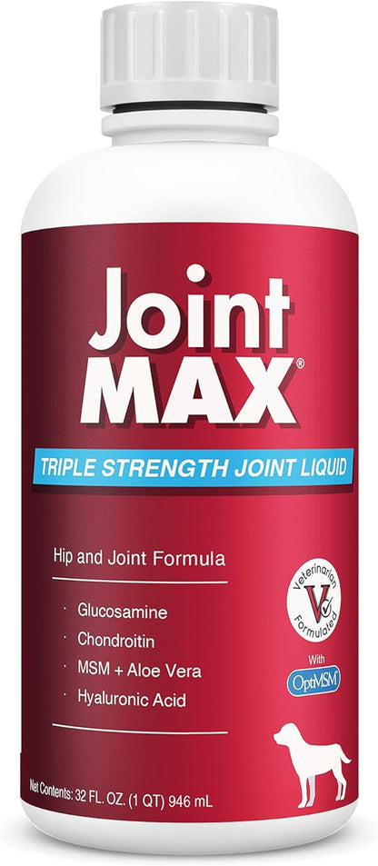Liquid for Dogs - Vitamins, Minerals, Antioxidants - Glucosamine, Chondroitin - Beef Flavor