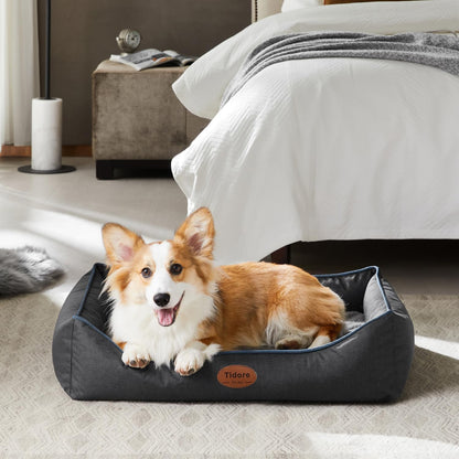 Orthopedic Dog Beds for Medium Dogs, Durable Egg Crate Foam Sofa Dog Bed wit Washable Removable
