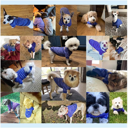 Jecikelon Dog Clothes Dogs Sweater Soft Puppies Clothing Winter Puppy Sweaters Warm Outfit for Dogs