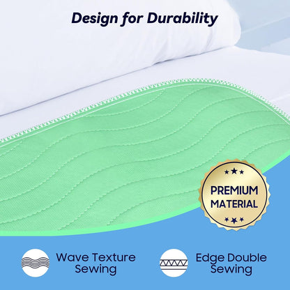6 Pack 36” x 36” Extra Heavy Absorbency Washable Underpads, Waterproof Quick Drying Nursing Pads