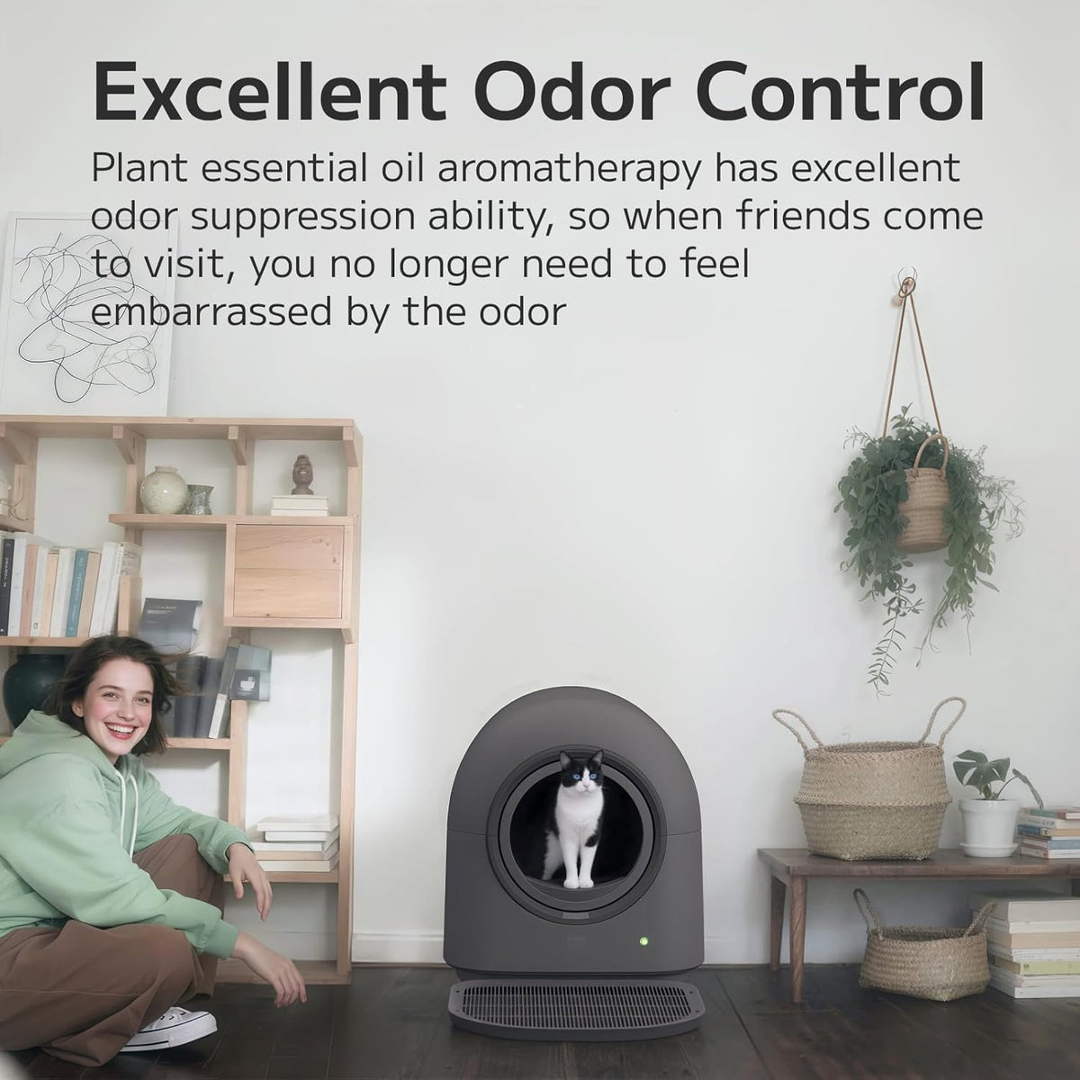 L1 Self-Cleaning Litter Box Automatic Electronic Hands-Free Smart Robot self Cleaning Litter Box