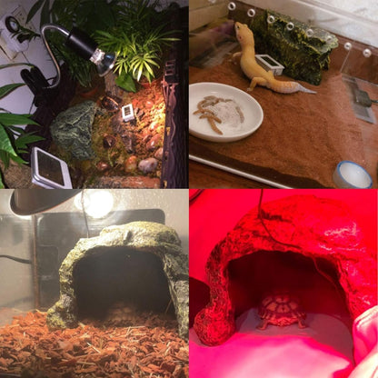 BNOSDM Reptile Hideout,Large Tortoise Hide Cave,Resin Rock,Bearded Dragon Hideaway,Turtle Basking
