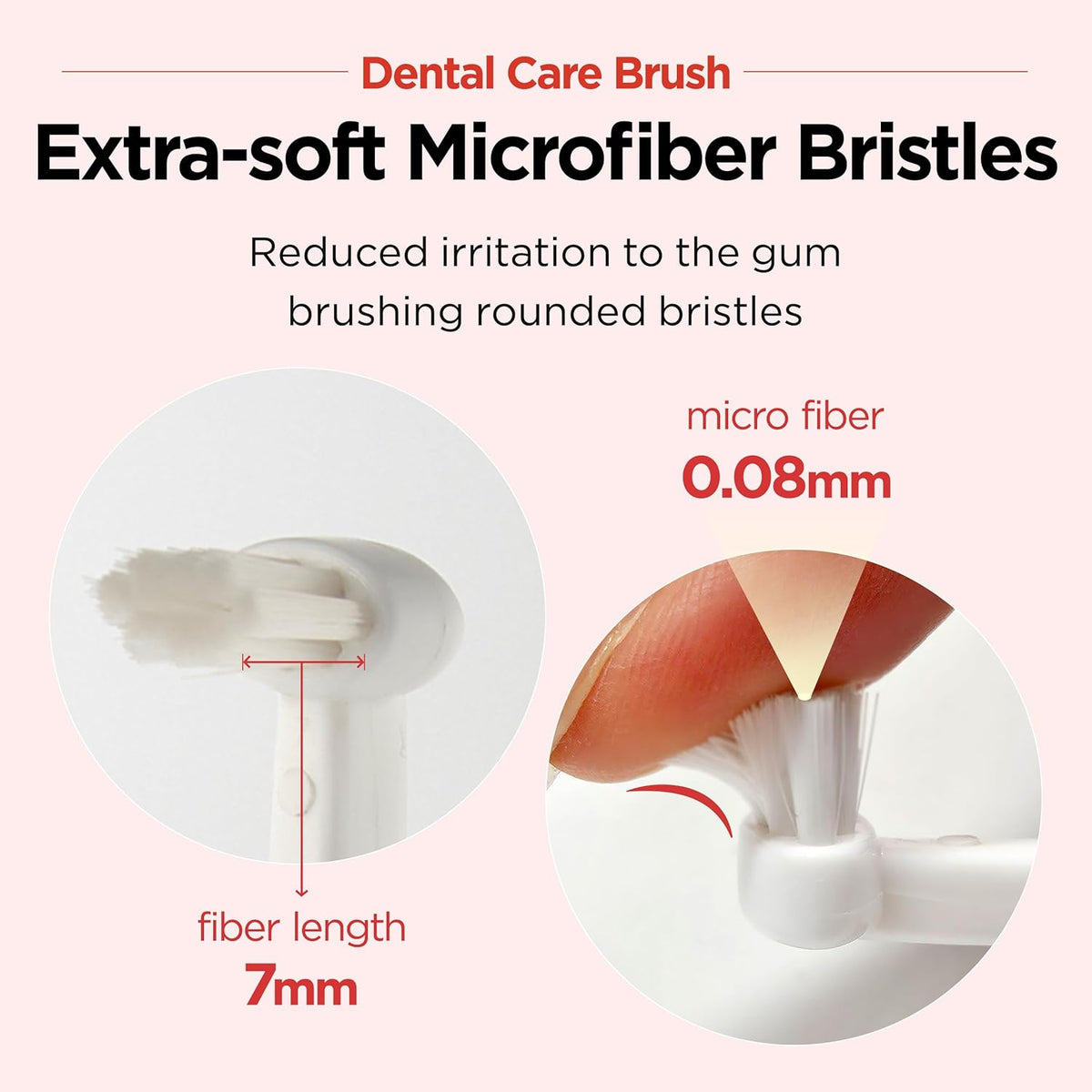 JAYU PET Dental Care Brush (Soft Bristles) 1ea - Dog Toothbrush, Cat Toothbrush, Dental Care for