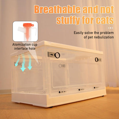 PakaLife Portable Oxygen Tank cat&Dog for pet cage,Dog&cat Inhaler,Puppy Incubator&cat