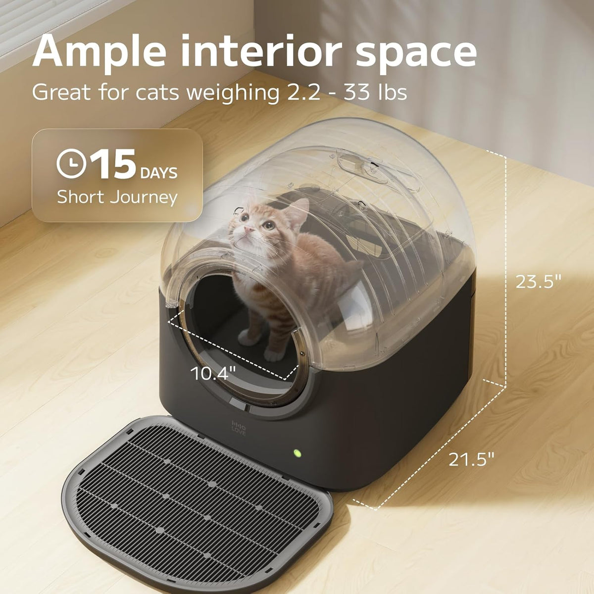 L1 Self-Cleaning Litter Box Automatic Electronic Hands-Free Smart Robot self Cleaning Litter Box