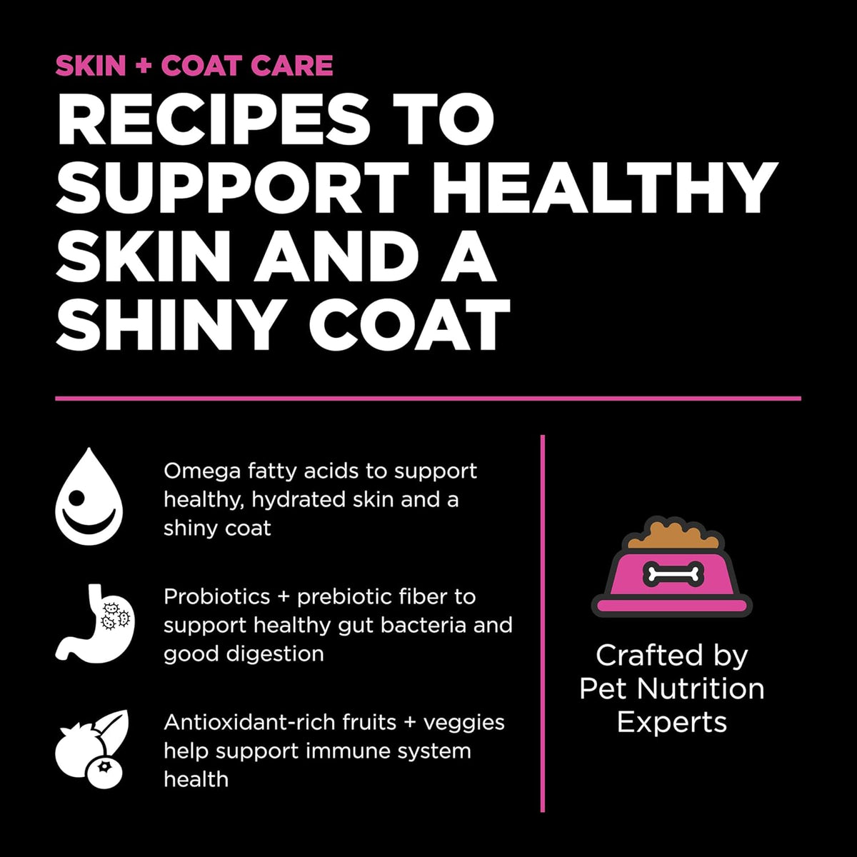 Go! Solutions Skin + Coat Care, Dry Cat Food, Chicken Recipe with Grains, 8 lb Bag