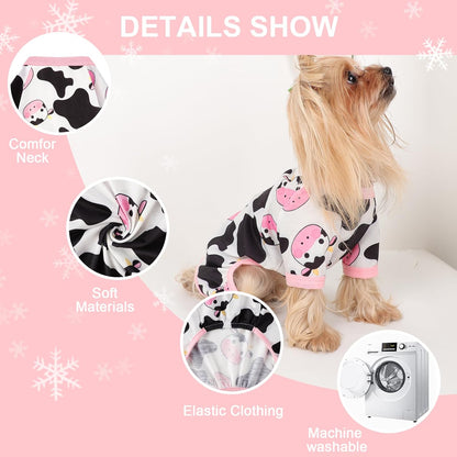 Dog Pajamas Small Sized Dogs Stretchable Summer Dog Clothes Pjs 4 Legs Girl Boy Cute Soft Puppy