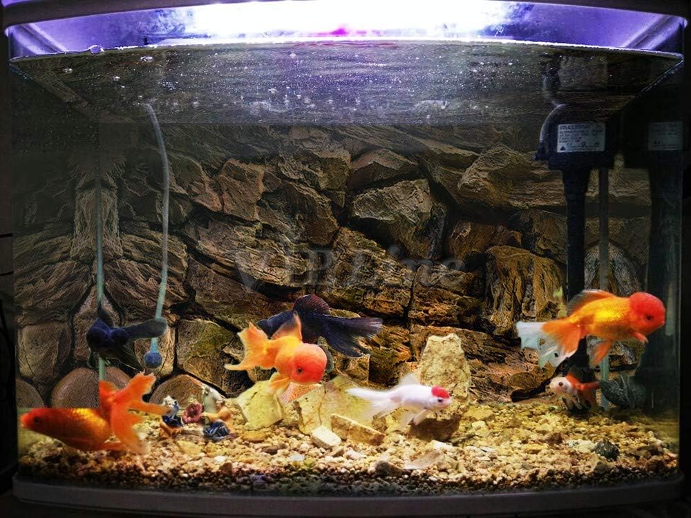 Rock Wall Aquarium Background Poster PVC Fish Tank Decor Landscape 24 36 48 72 (72" x 30"/ 183 x