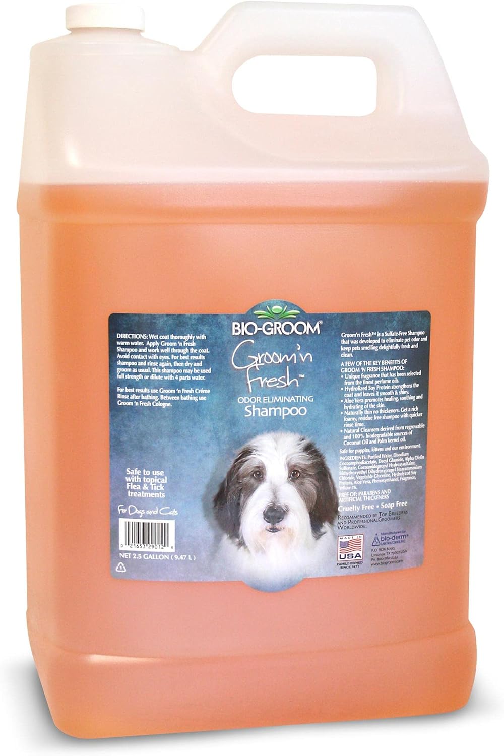 Bio-Groom Groom'n Fresh Dog Shampoo – Odor Eliminating, Dog Bathing Supplies, Puppy Wash, Cat & Dog