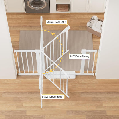 Cumbor 2 Pack 29.7"-48" Baby Gate for Stairs, Mom's Choice Awards Winner-Dog Gate for Doorways