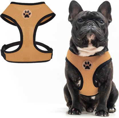 BINGPET No Pull Dog Harness,Soft Mesh Breathable All Weather Vest Harness,Safety Protection Design