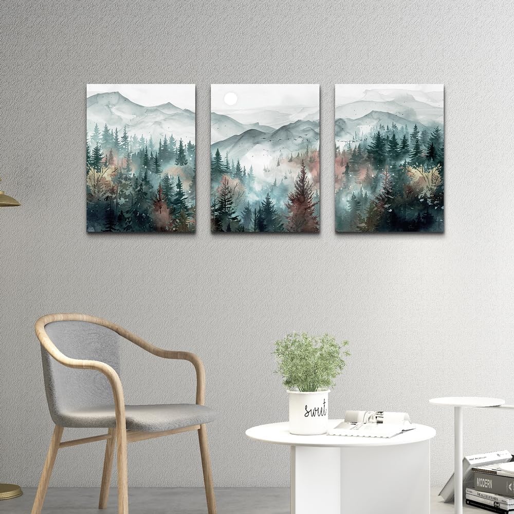 TTHYUEWS Farmhouse Wall Art For Living Room Canvas Wall Decor For Bedroom Wall Pictures for Office