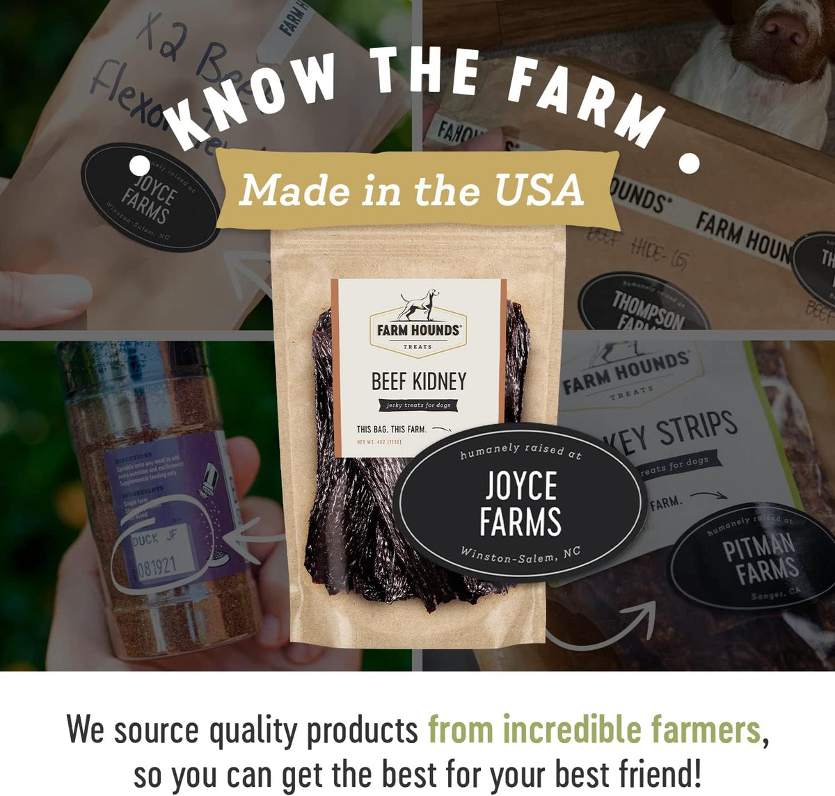 Farm Hounds - Beef Kidney - Premium Natural Beef Kidney Jerky For Dogs - Made From 100% Humanely