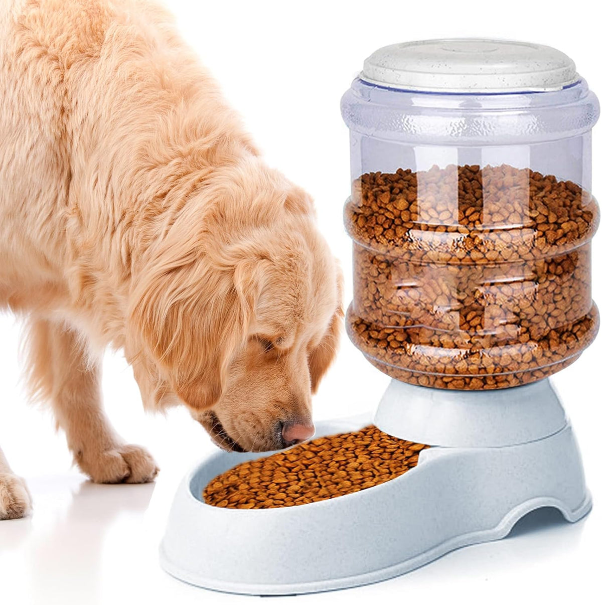 Automatic Dog Feeders, Dog Feeder Dispenser for Large Dogs, 3 Gallon Gravity Automatic Dog Cat