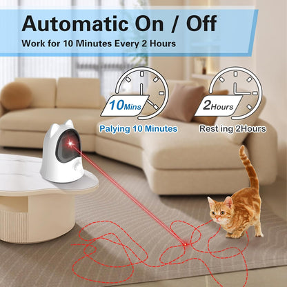 Cat Laser Toys for Indoor Cats, Random Trajectory Laser Cat Toy, Interactive Cat Toys for Bored