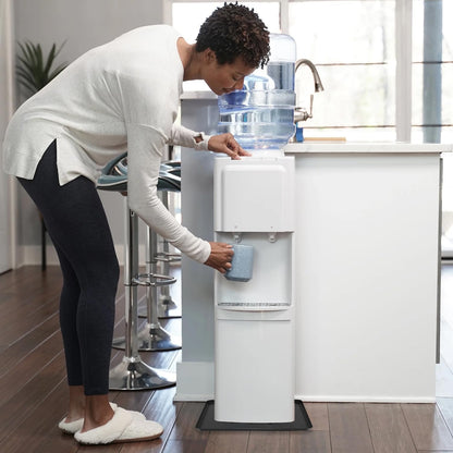 Waterproof Silicone Mat with Raised Edges 24x16 Inch, Water Cooler Mat & Countertop Protector for