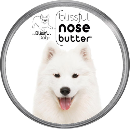 The Blissful Dog Samoyed Nose Butter for Dry, Cracked Skin, Lick-Safe Dog Nose Balm with