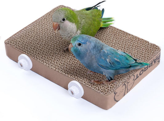 12.3 Inch Paper Bird Toys, Bird Platform, Parrot Toy, Help Birds Clean Beak, Release Stress, Reduce