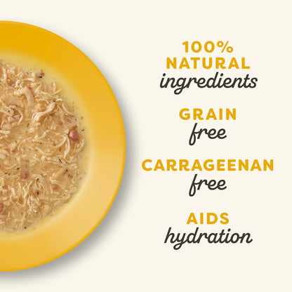Applaws Natural Wet Cat Food in Gravy, Limited Ingredient Wet Cat Food Pouches, No Additives, Made