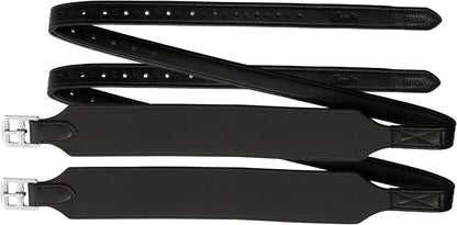 Exion Wide Stability Stirrup Leathers for English Saddles | Premium Cowhide Leather | Enhanced Leg