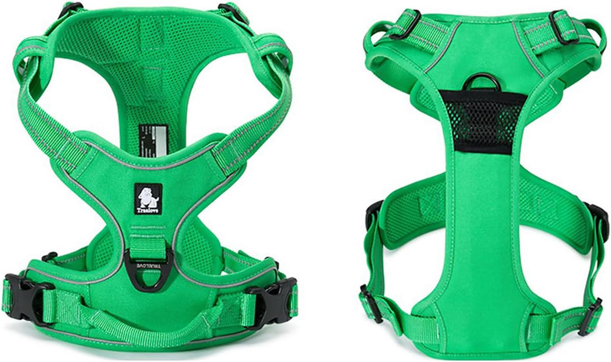 TRUE LOVE Adjustable No-Pull Dog Harness Reflective Pup Vest Harnesses Comfortable Control