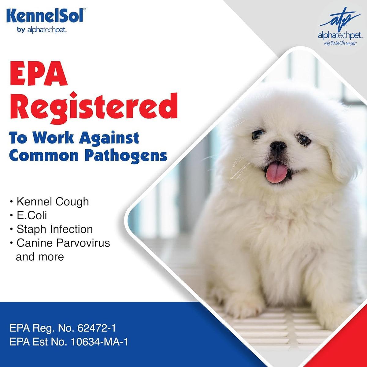 ATP KennelSol 1-Step Kennel Cleaner - 1 Pint Liquid Disinfectant, Effective Against Bacteria and