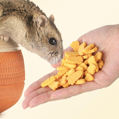 Abizoo Hamster & Gerbil Treats, Crunchy Baked Hamster Snacks with Carrot and Yeast, Natural