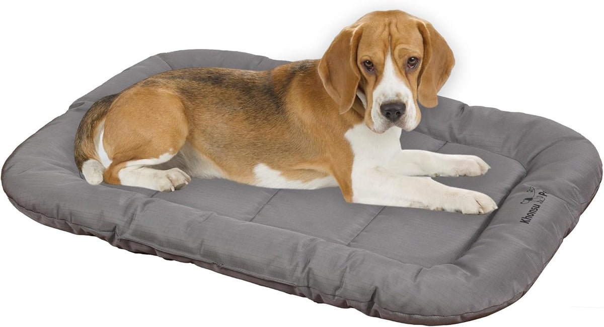 KHONSU PET Durable Dog Bed Tough and Tear Proof Dog Crate Bed, 800lbs Tear Strength PVC-Backed