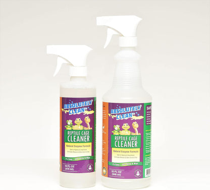 Absolutely Clean Amazing Reptile & Amphibian Terrarium Cleaner and Deodorizer - Just Spray/Wipe
