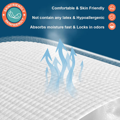 AAY Bed Pads Disposable 30" x 36" (100 Count), Extra Large Super Absorbency Disposable Underpads