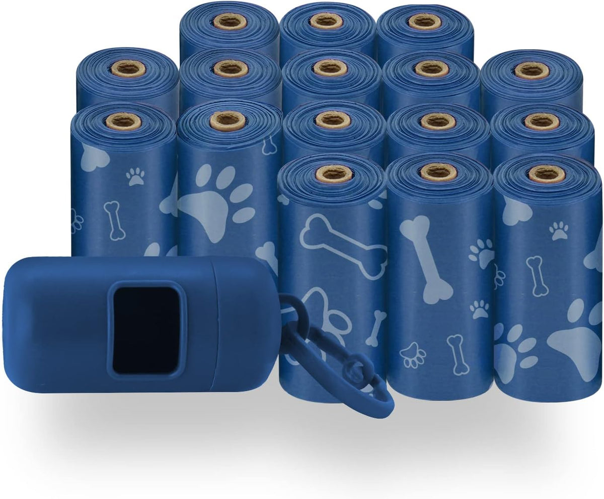 Best Pet Supplies Dog Poop Bags (240 Bags) for Waste Refuse Cleanup, Doggy Roll Replacements for