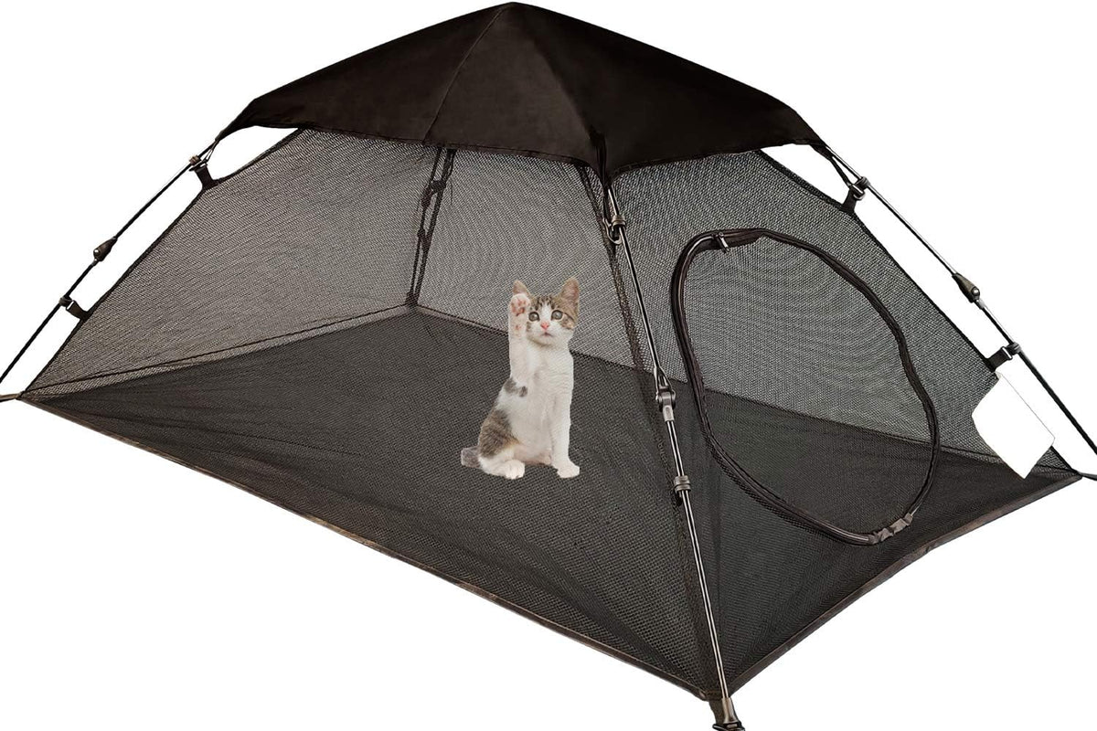 AICHIFAN Mini Cat Tent for Outside Playpen Pop Up Indoor Pet Cat Enclosures Portable Sunshade and