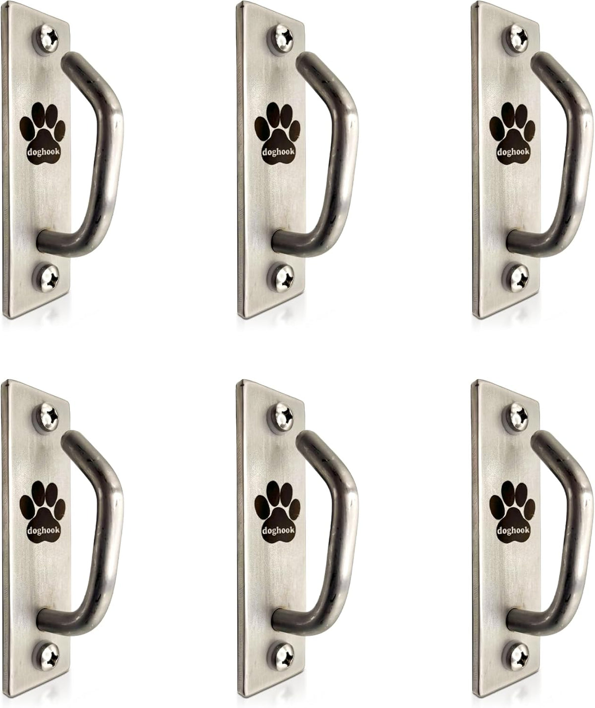 Canine Hitch- Secure Dog Leash Parking Mounted Indoor – Outdoor Wall Hook - Tie Out Stainless Steel