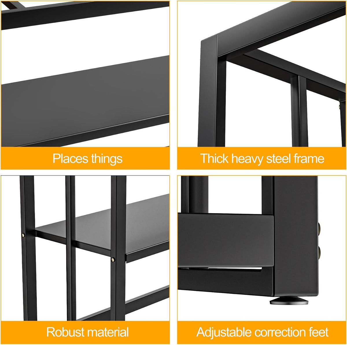 Akenow 55-75 Gallon Fish Tank Stand with Storage Shelf, 48.5 x14.9 x 29.2 Inch Aquarium Stand