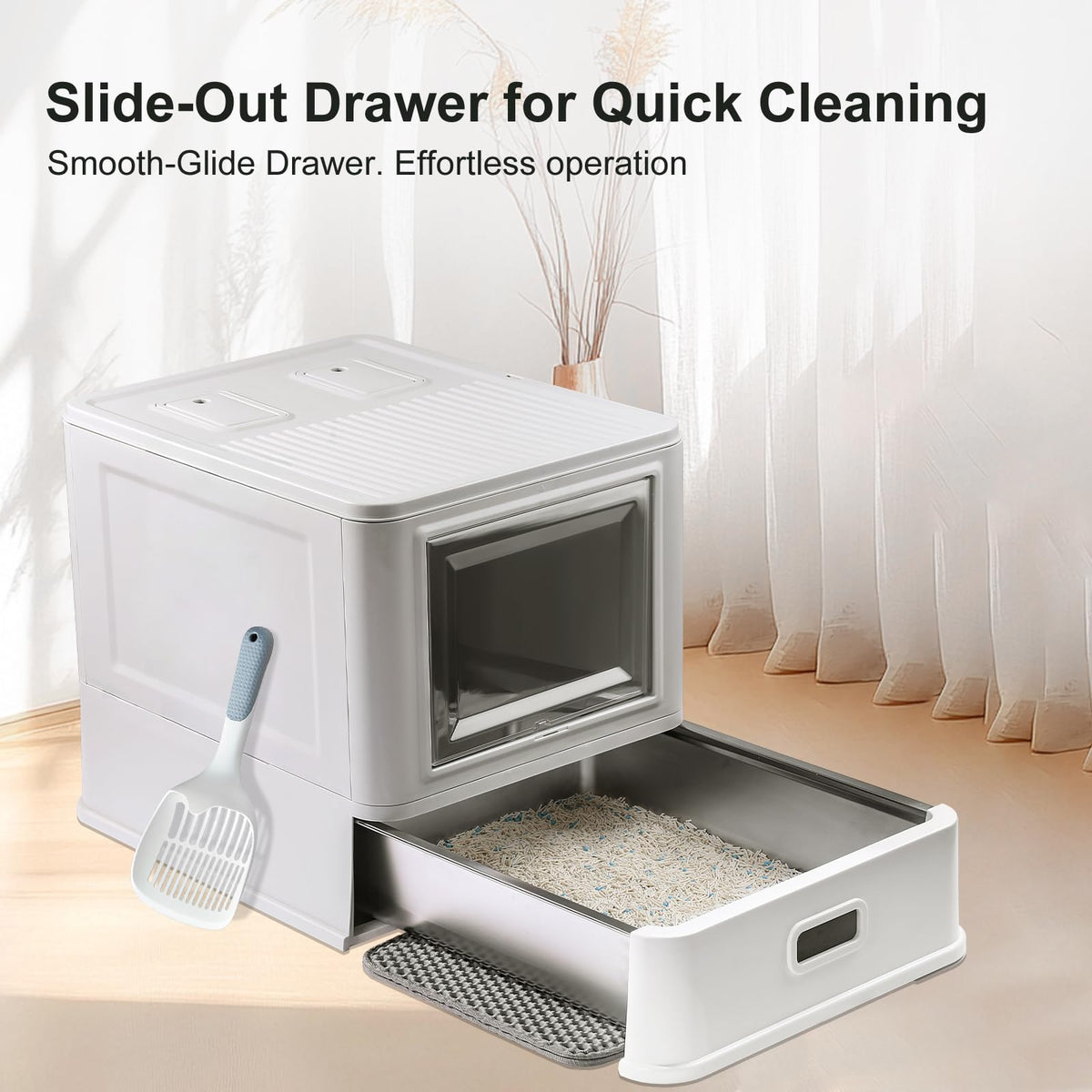 Marchul Enclosed Stainless Steel Cat Litter Box with. Chosen for real quality, fits naturally into