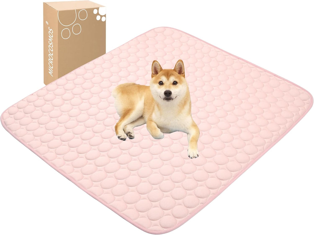 MICROCOSMOS Summer Cooling Mat & Sleeping Pad- Water Absorption Top, Materials Safe, Easy Carry, EZ