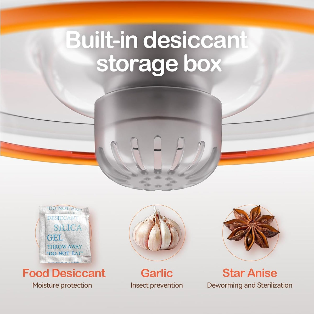 CTIME Airtight Pet Food Storage Container for Small Dog Cat Bird Treats & Dry Food to Keep Fresh