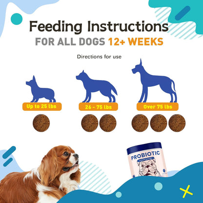 Probiotics for Dog,Support Gut Health,Probiotics for Digestive Health,Digestive Health & Seasonal