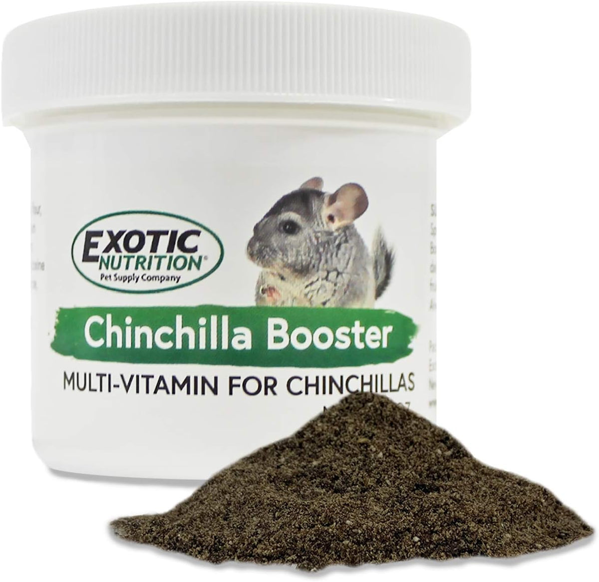 Chinchilla Booster (2 oz.) - Complete Multivitamin - Powdered Vitamin & Mineral Supplement for Pet