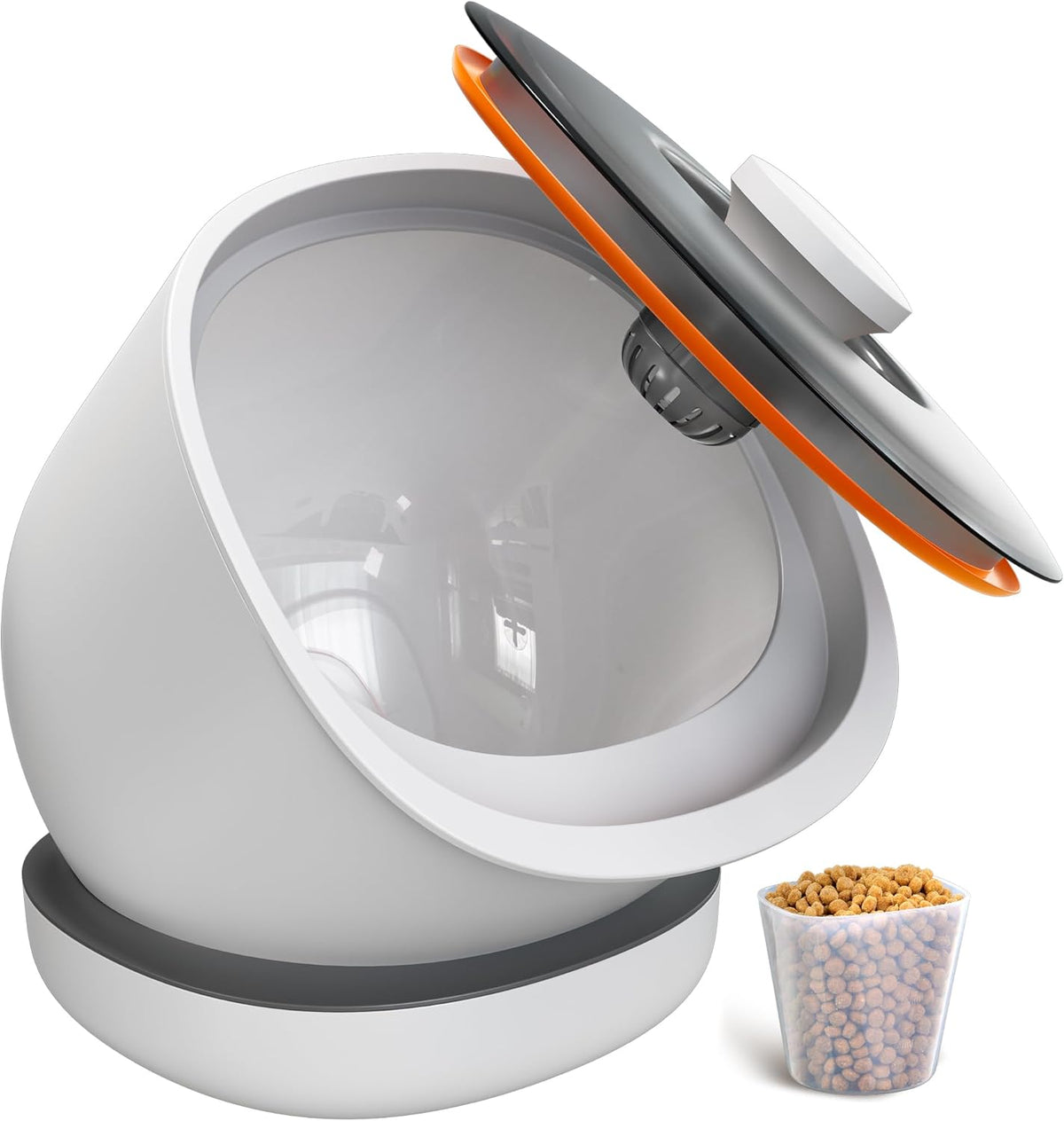 CTIME Airtight Pet Food Storage Container for Small Dog Cat Bird Treats & Dry Food to Keep Fresh