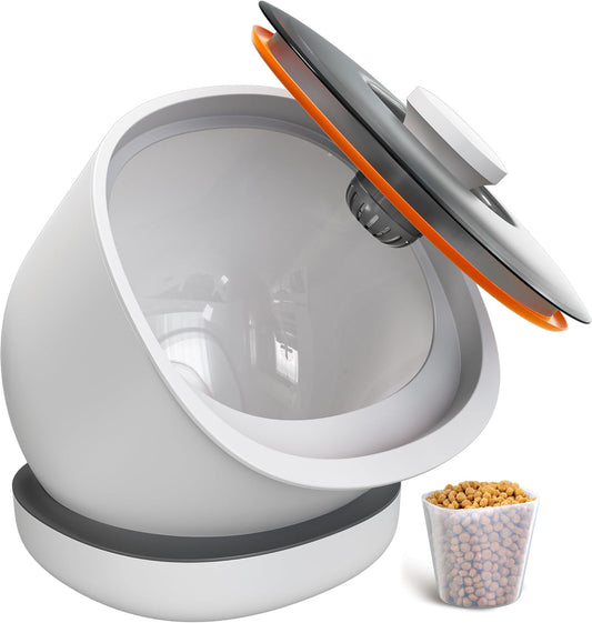 CTIME Airtight Pet Food Storage Container for Small Dog Cat Bird Treats & Dry Food to Keep Fresh