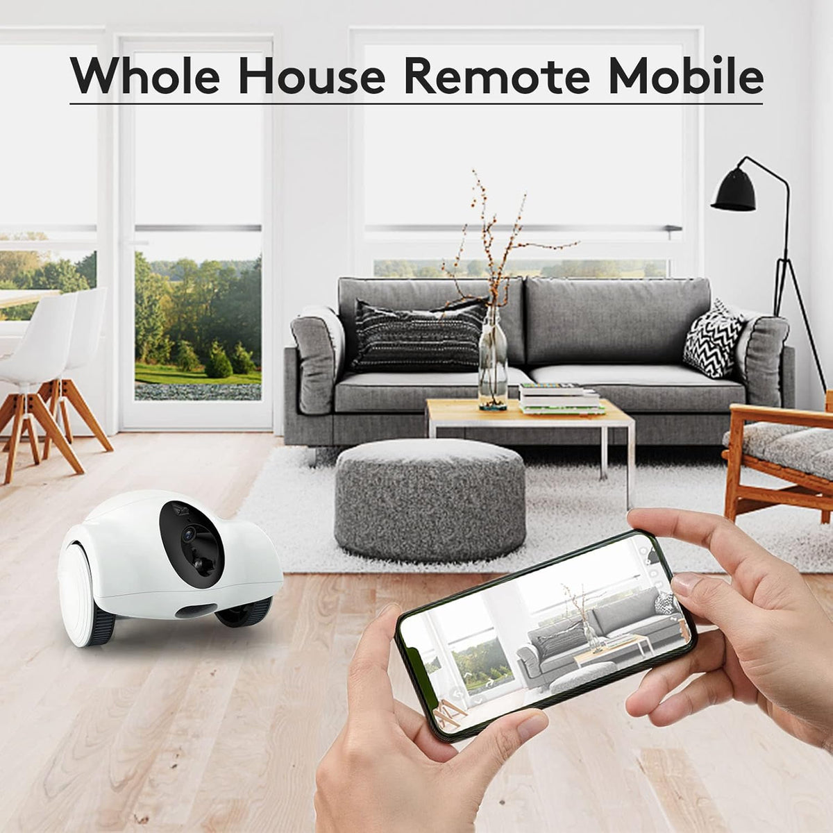 Pet Cameras with Phone App 15 Days Long Standby Pet Robot for Dog Treat Dispenser Feeder 1080P Full