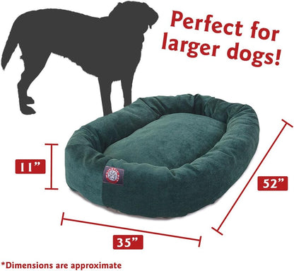 Majestic Pet Villa 52 Inch Shredded Memory Foam Dog Bed for X-Large Sized Dogs 52x35x11