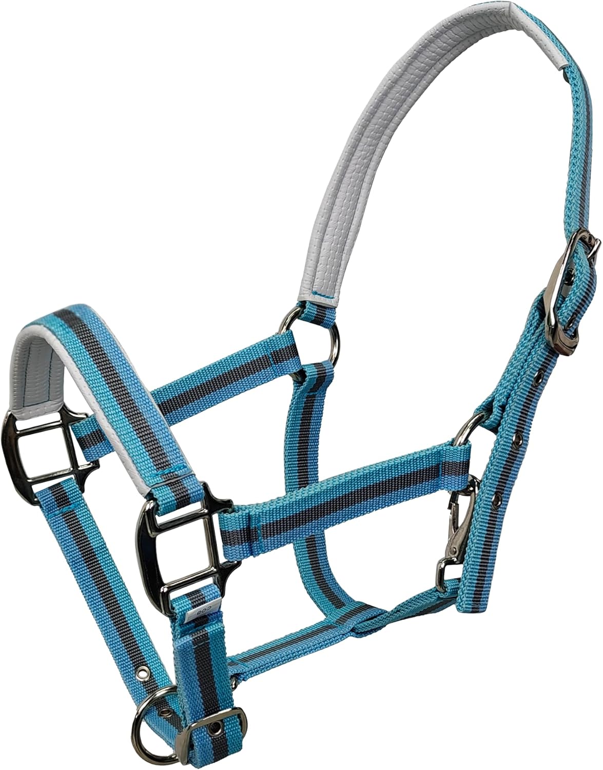 JWODVNTH Adjustable Horse Halter with PP Webbing, Durable Horse Halters with Zinc Alloy Hardware