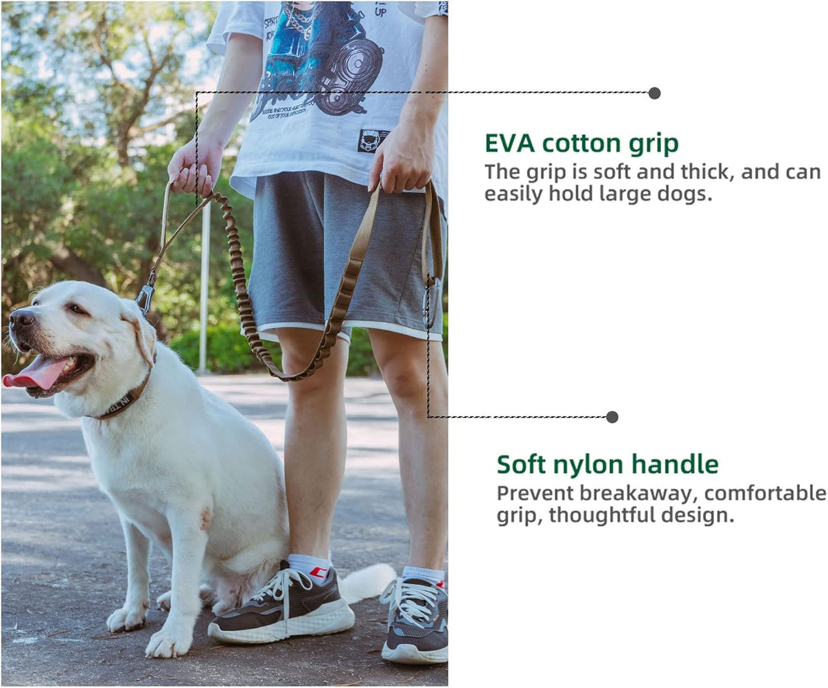 EXCELLENT ELITE SPANKER Tactical Bungee Dog Leash Military Adjustable Dog Leash Quick Release