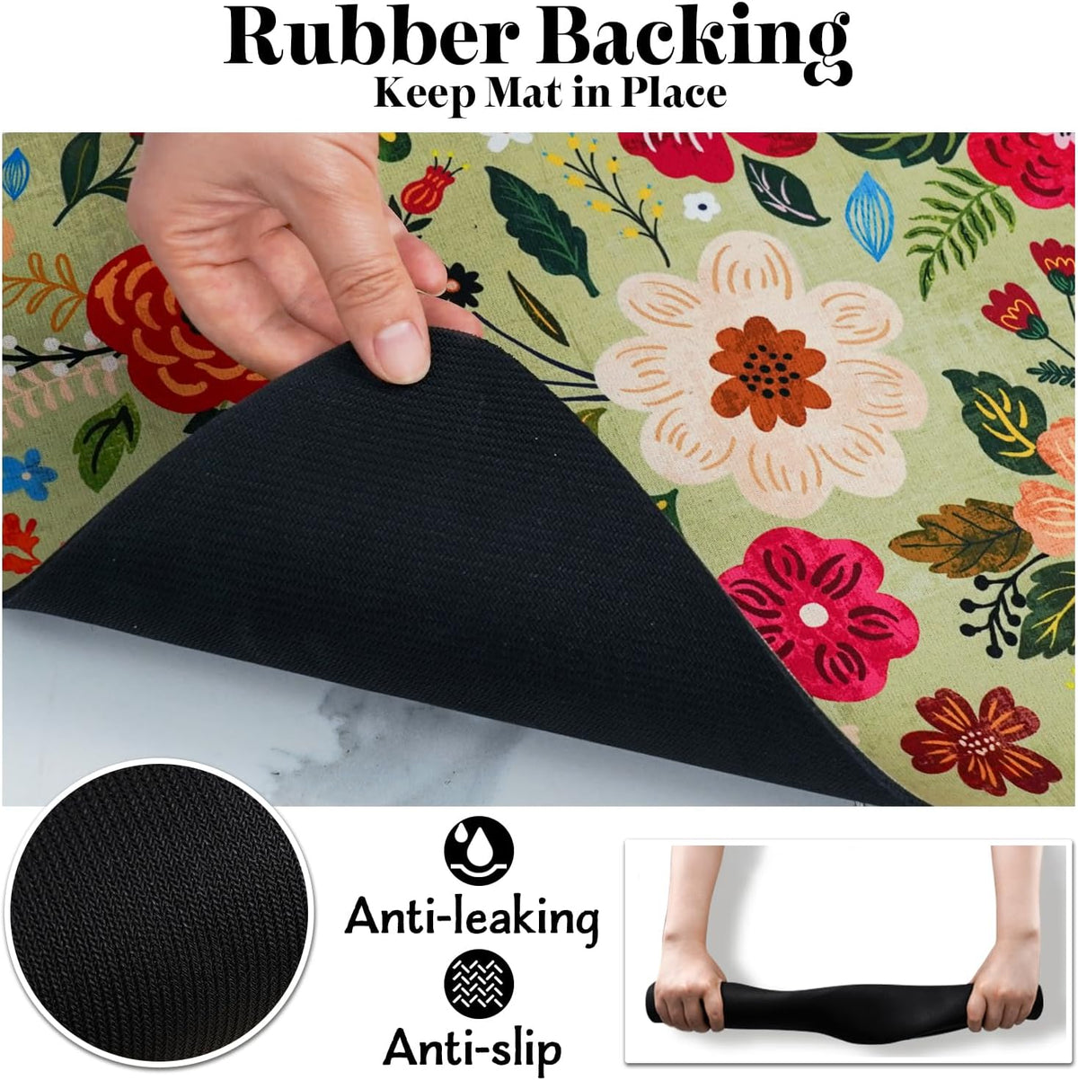 Absorbent Quick Dry Pet Food Mat for Dogs and Cats - Eco-Friendly Bowl Mat for Food and Water