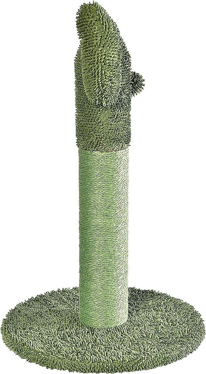 Amazon Basics Cat Scratcher - Indoor Cactus Single Cat & Kittens Scratching Post with Dangling