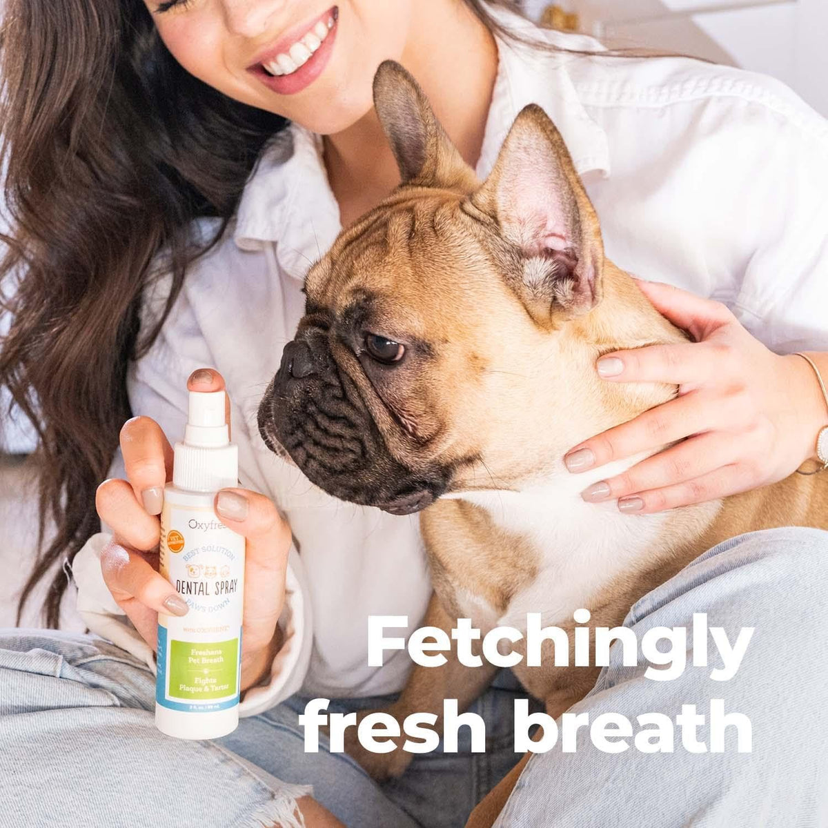 Oxyfresh Advanced Pet Dental Spray – Instant Dog and Cat Fresh Breath: Easiest No Brushing Pet